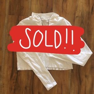 SOLD !!! Brandy Melville zip up top DO NOT BUY